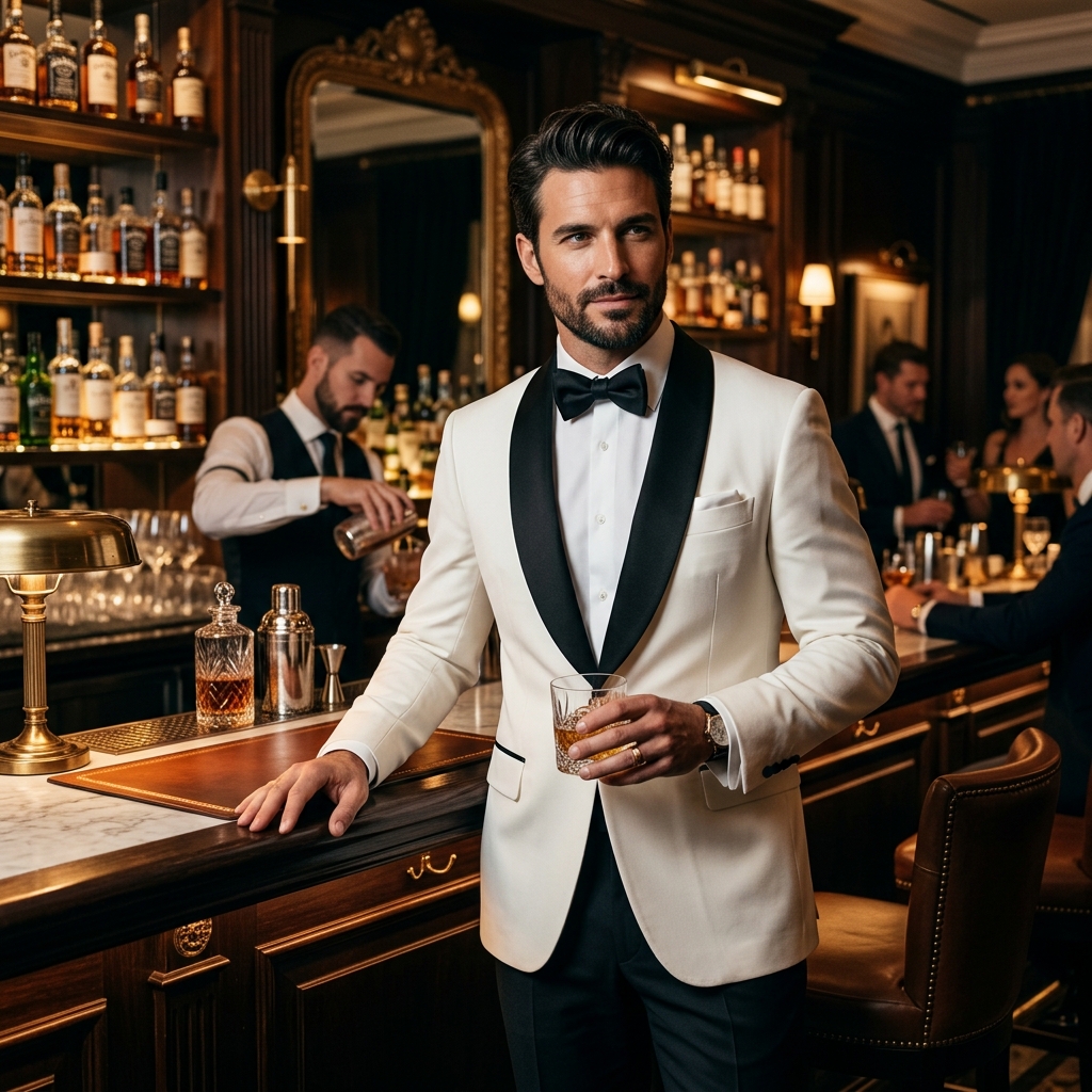 Man in a tuxedo for a special event