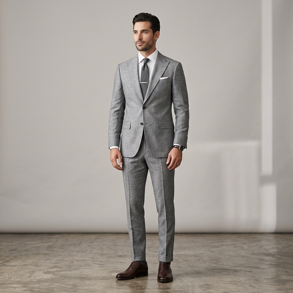 Heather Grey Clayton Suit